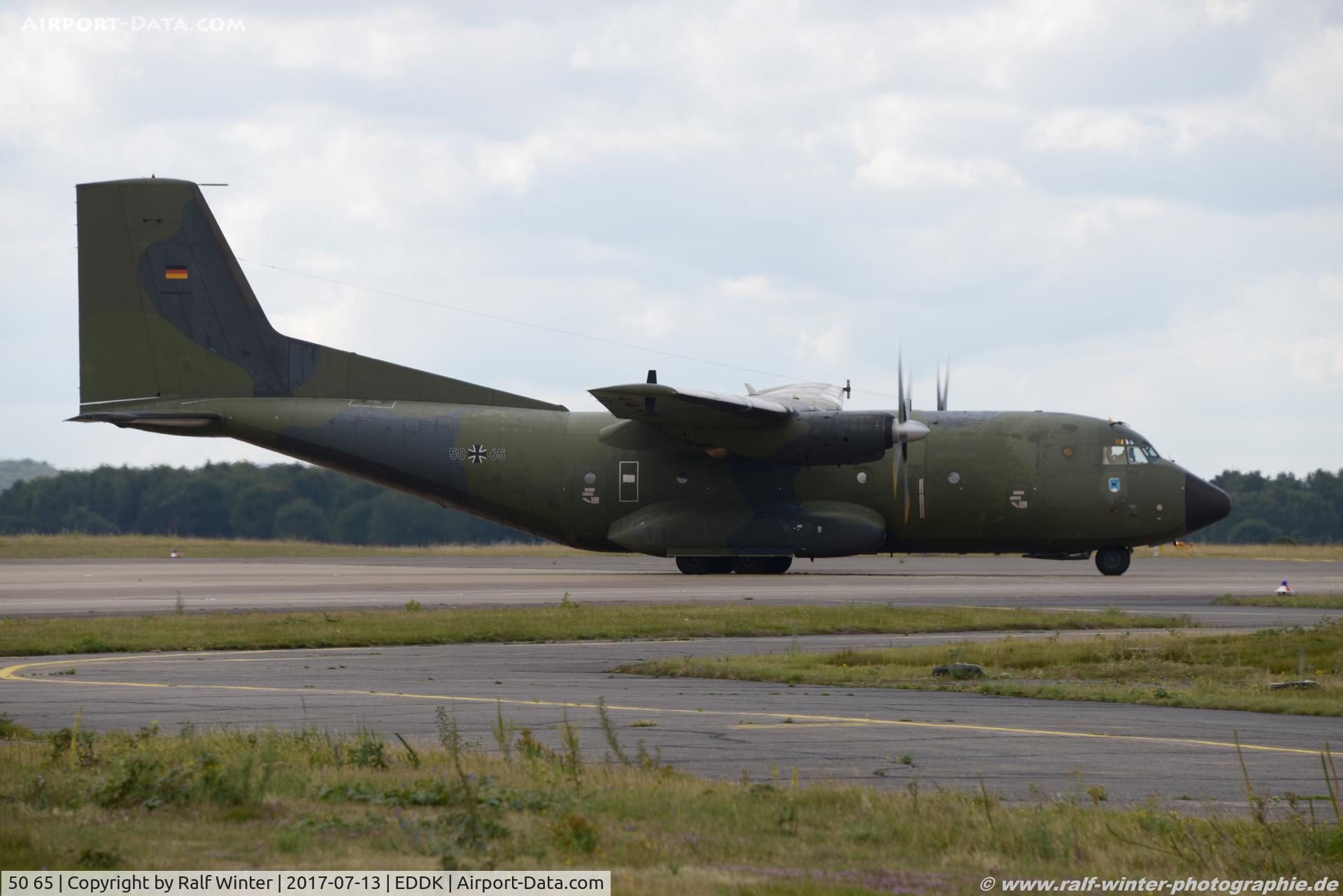 50 65, Transall C-160D C/N D102, Transall C-160D - GAF German Air Force - D102 - 50+65 - 13.07.2017 - CGN