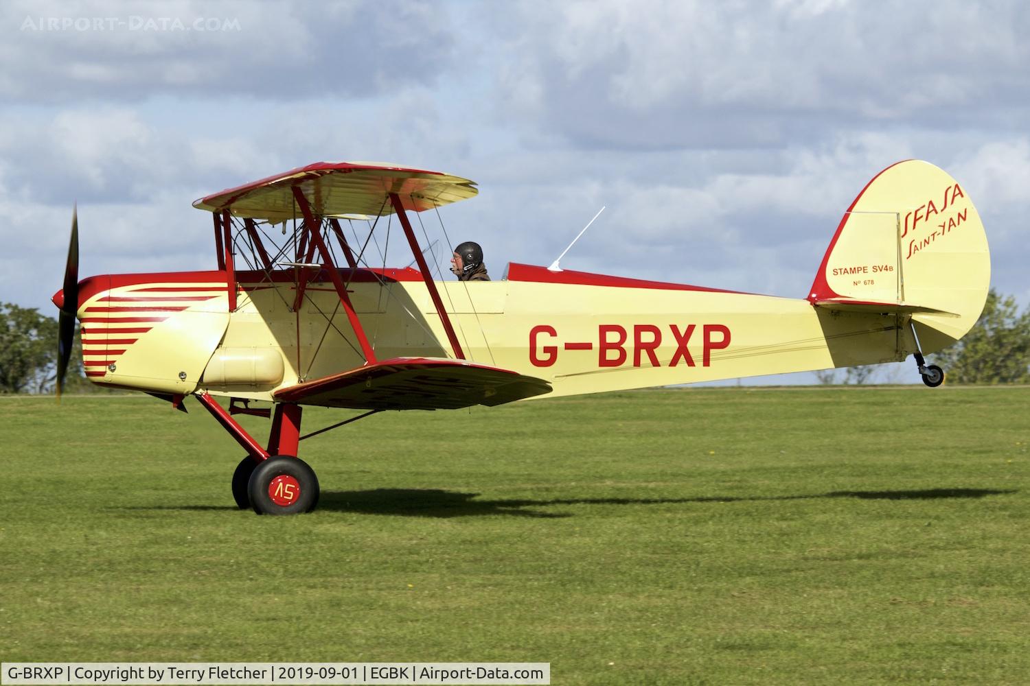 G-BRXP, 1948 Stampe-Vertongen SV-4C C/N 678, At Sywell