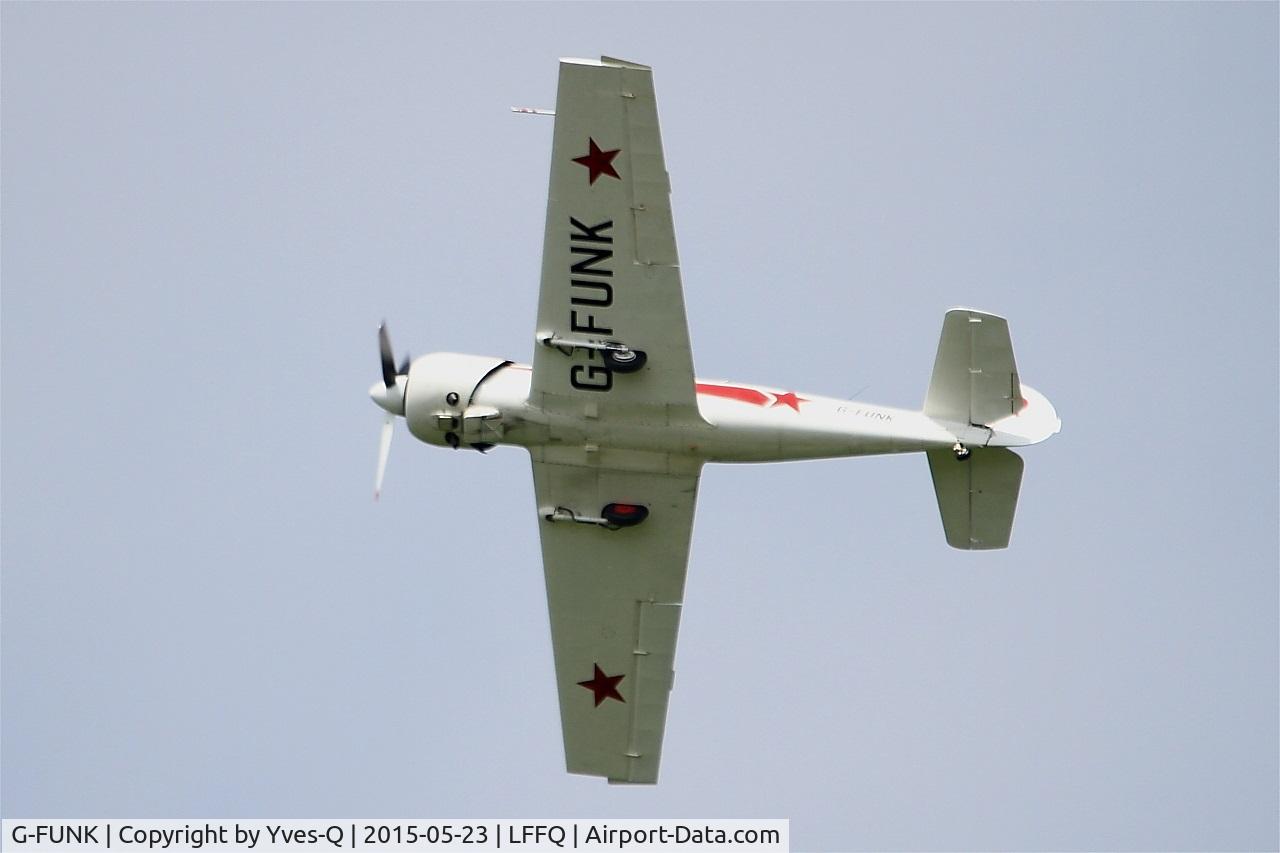 G-FUNK, 1985 Yakovlev Yak-50 C/N 852908, Yakovlev YAK-50, On display, La Ferté-Alais airfield (LFFQ) Airshow 2015