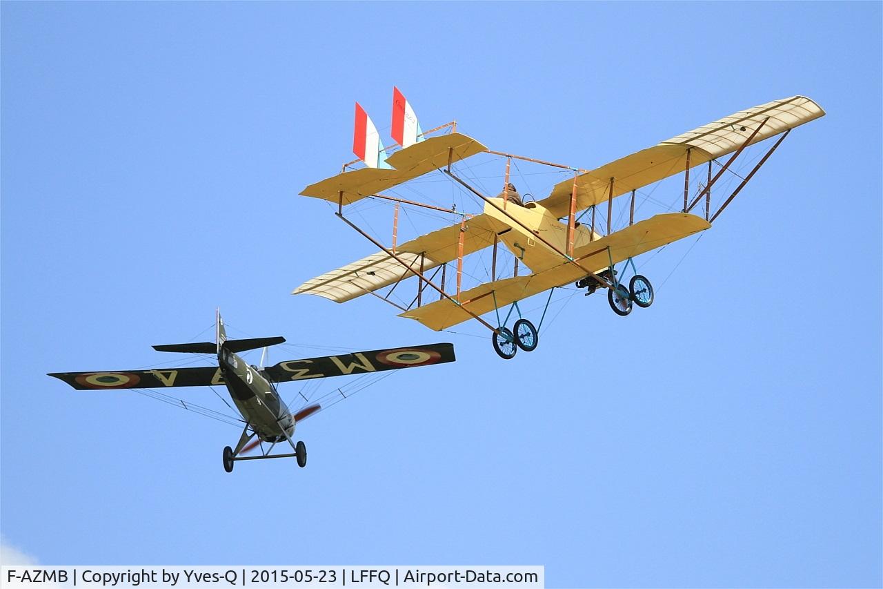 F-AZMB, Caudron G.3 C/N SA-33, Caudron G.3, On display, La Ferté-Alais airfield (LFFQ) Airshow 2015