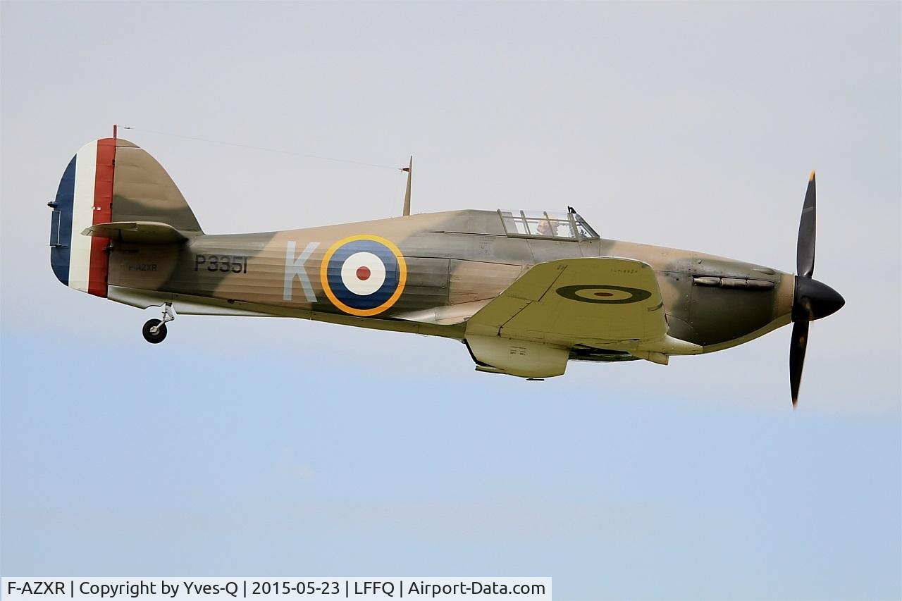 F-AZXR, Hawker Hurricane IIA C/N Not found ZK-TPK, Hawker Hurricane Mk.IIa, On display, La Ferté-Alais airfield (LFFQ) Airshow 2015