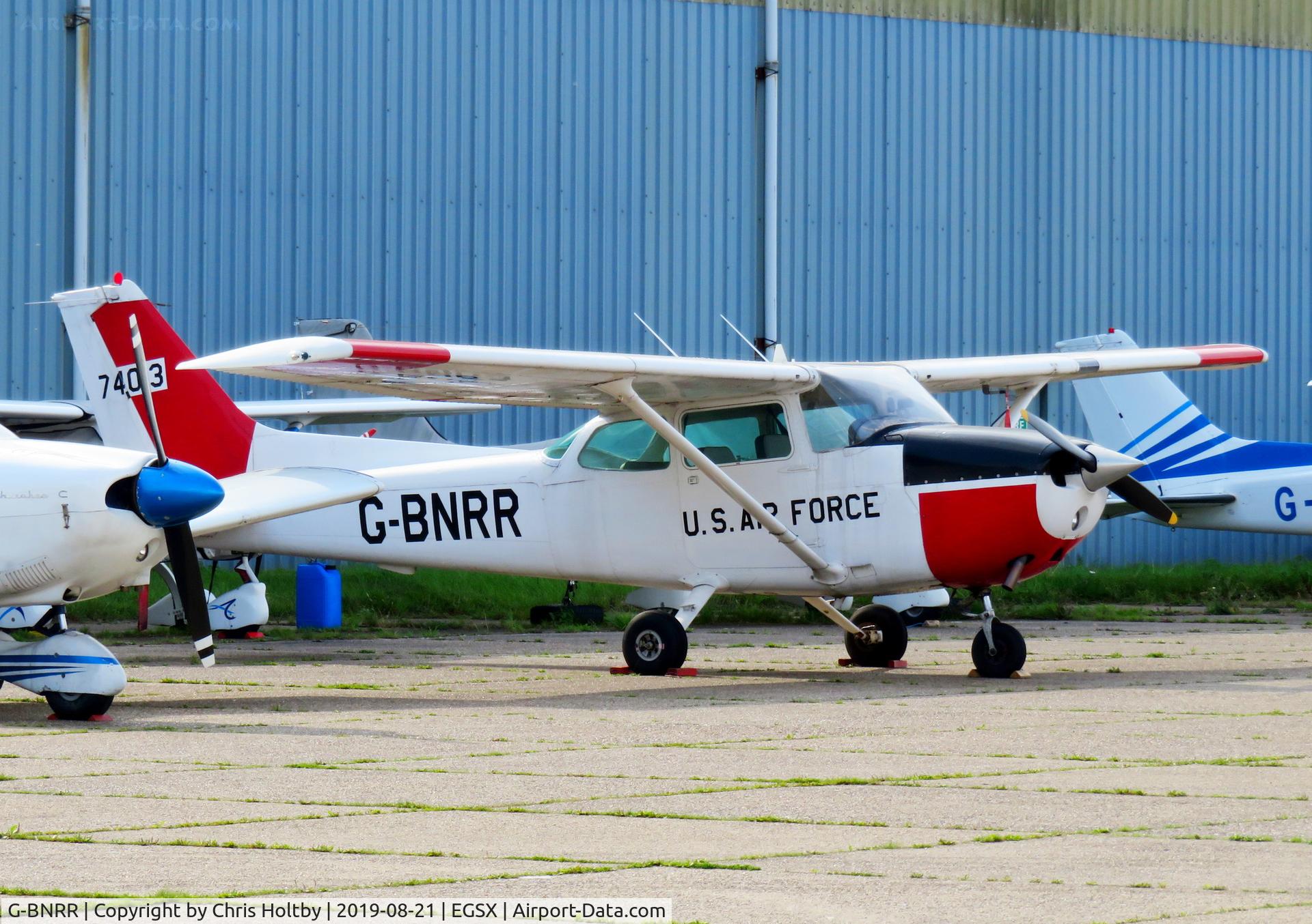 G-BNRR, 1981 Cessna 172P C/N 172-74013, Parked at North Weald