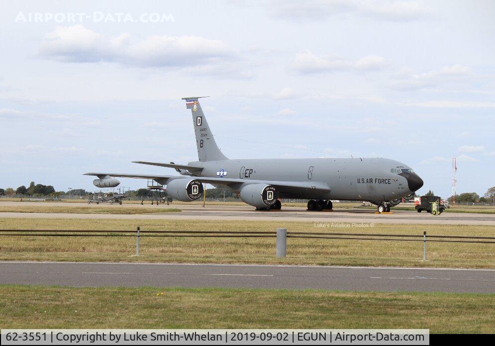 62-3551, 1962 Boeing KC-135R Stratotanker C/N 18534, At Mildenhall