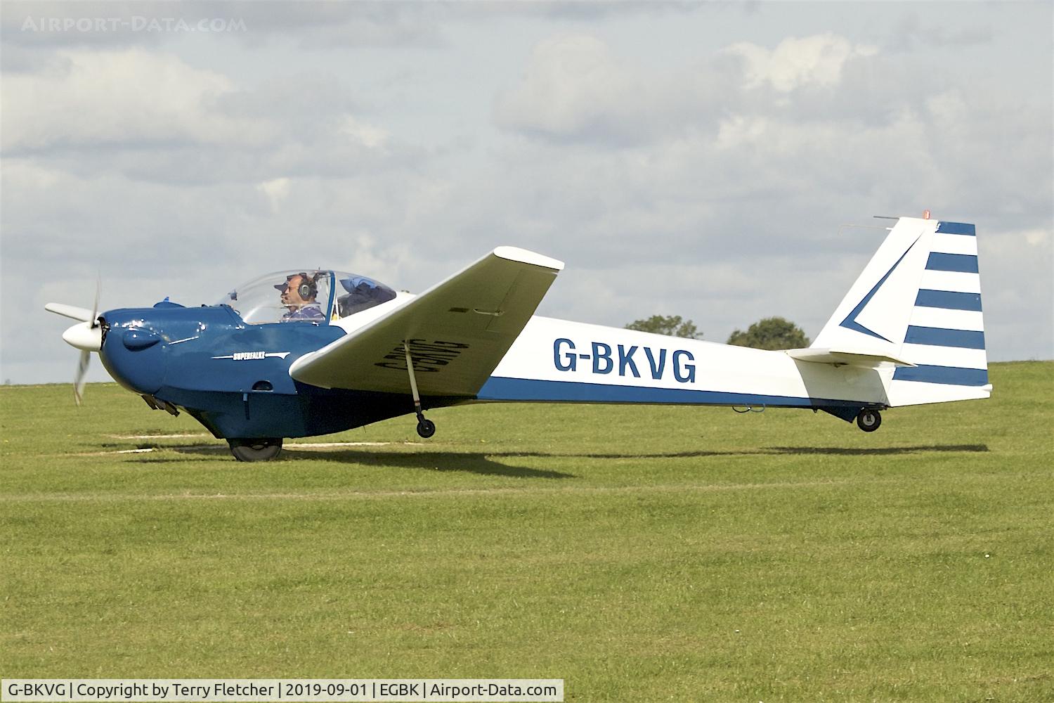 G-BKVG, 1983 Scheibe SF-25E Super Falke C/N 4362, At Sywell