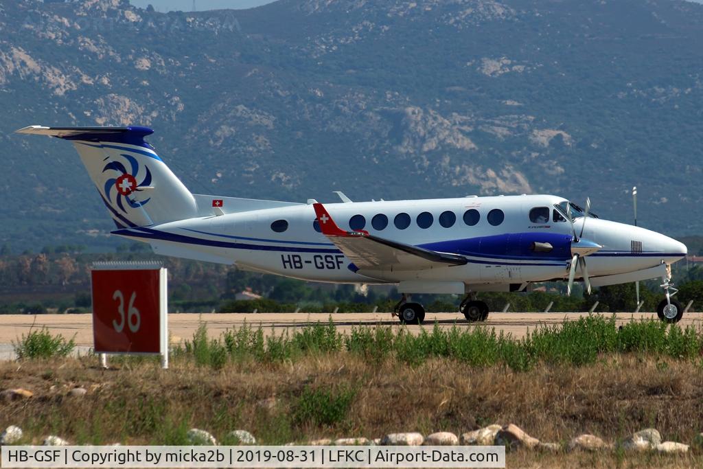 HB-GSF, 2019 Beechcraft 350i King Air (B300) C/N FL-1177, Taxiing