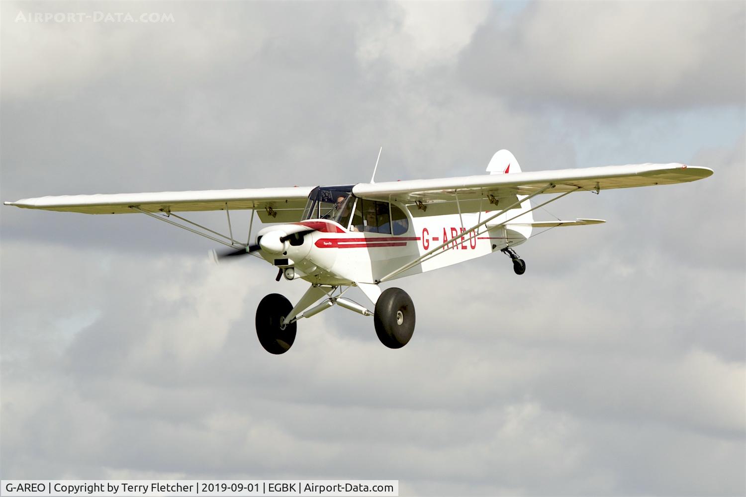 G-AREO, 1960 Piper PA-18-150 Super Cub C/N 18-7407, At Sywell