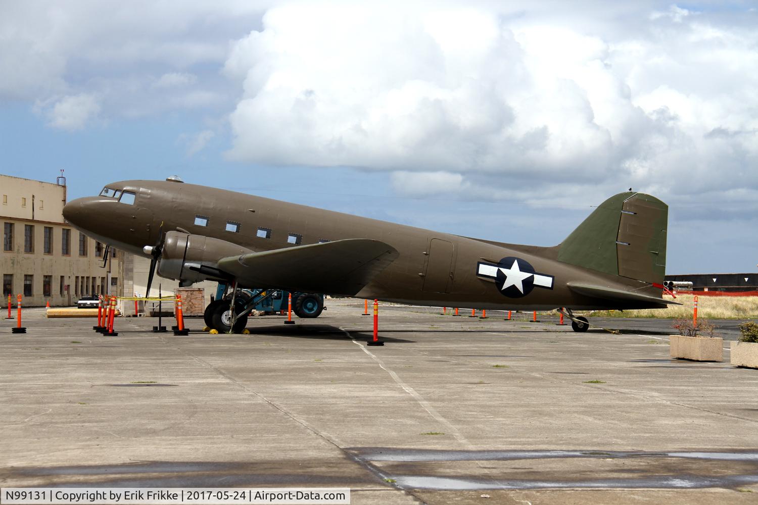 N99131, 1942 Douglas DC3C C/N 18949, On display at the Pacific Aerospace Museum on Ford Island, Pearl Harbour, Hawaii