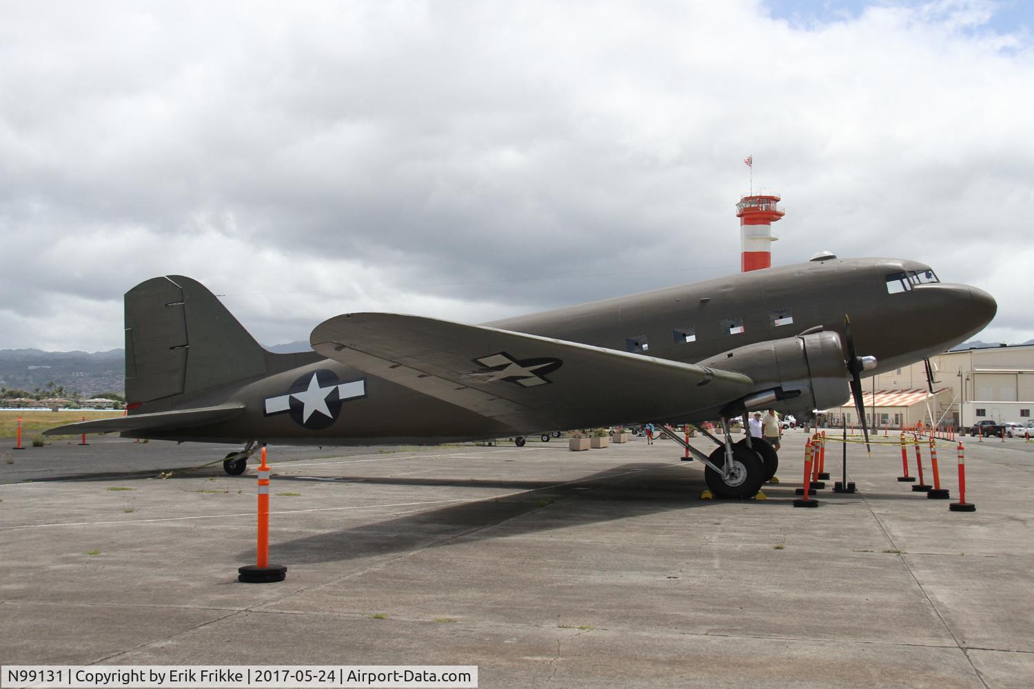 N99131, 1942 Douglas DC3C C/N 18949, On display at the Pacific Aerospace Museum on Ford Island, Pearl Harbour, Hawaii