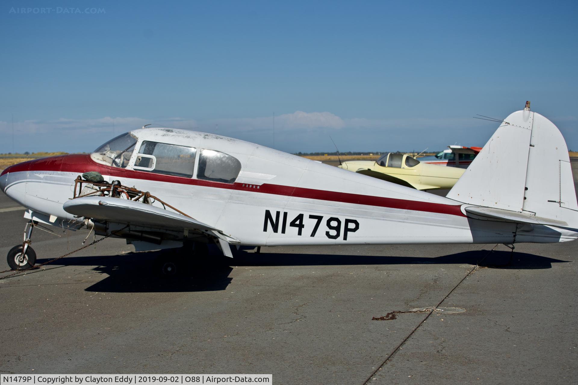 N1479P, 1956 Piper PA-23-150 Apache Apache C/N 23-546, Rio Vista Airport California 2019.