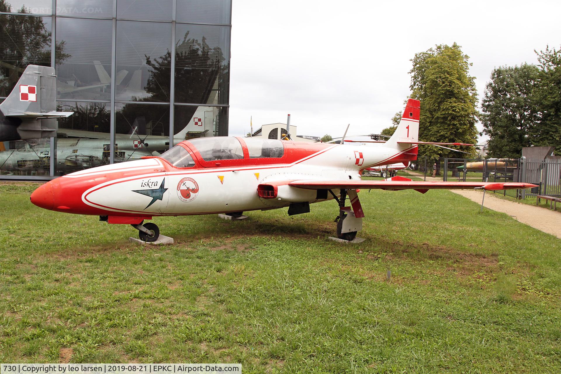 730, PZL-Mielec TS-11 Iskra bis B C/N 1H-0730, Polish Aviation Museum Krakow 21.8.2019.From aerobatic team 