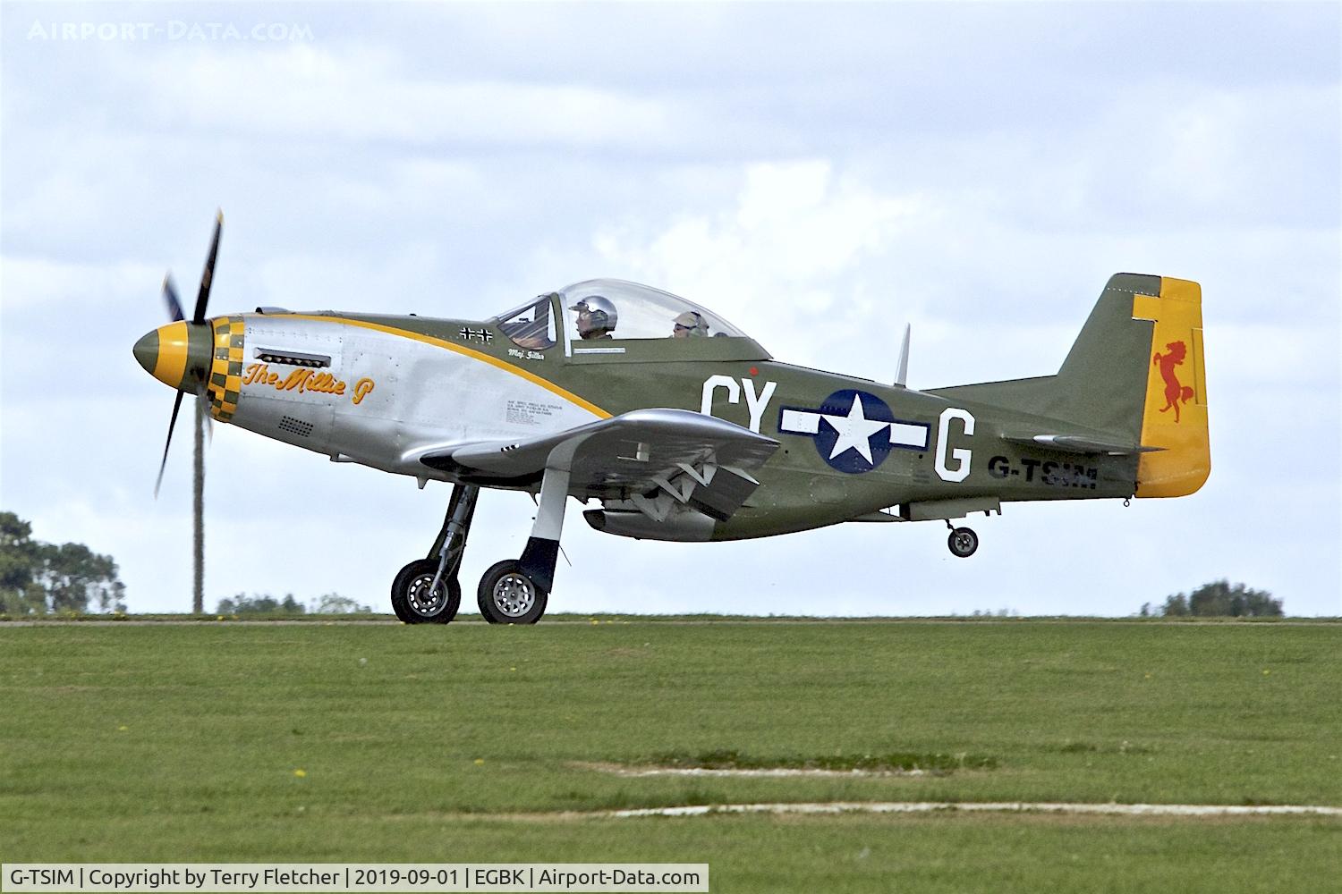 G-TSIM, 2012 Titan T-51 Mustang C/N LAA 355-14964, At Sywell