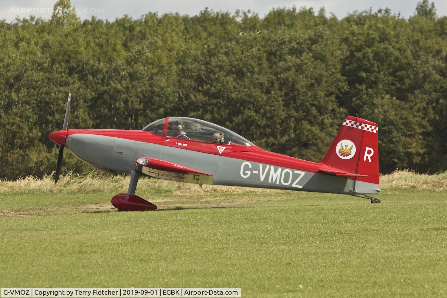 G-VMOZ, 2014 Vans RV-8 C/N LAA 303-15029, At Sywell