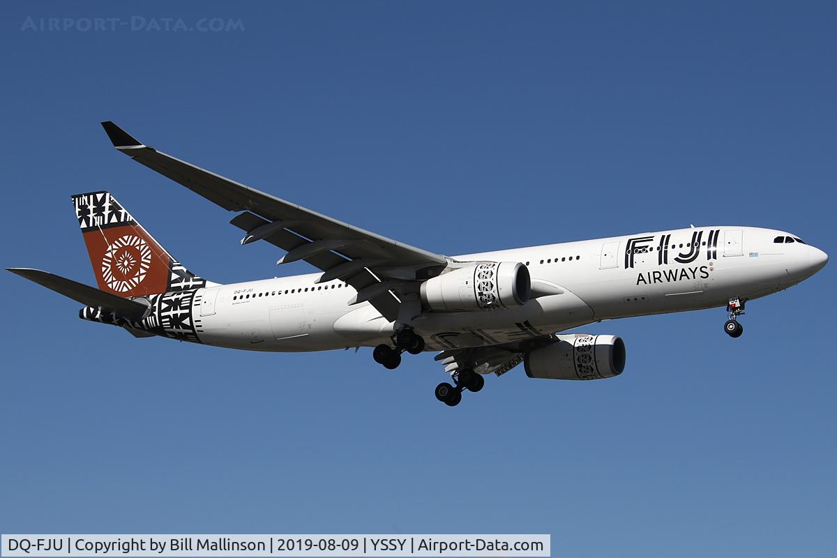 DQ-FJU, 2013 Airbus A330-243 C/N 1416, FJ911 from NAN