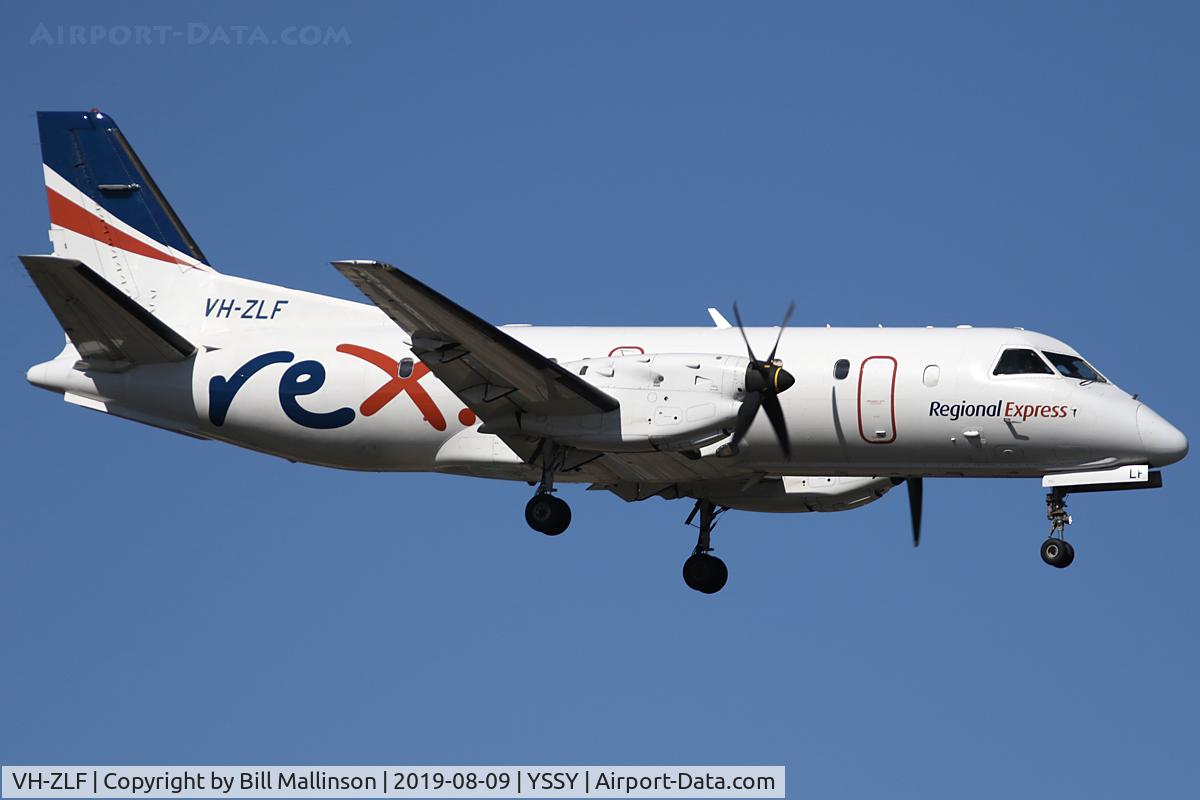 VH-ZLF, 1995 Saab 340B+ C/N 340B-374, FINALS TO 2-5