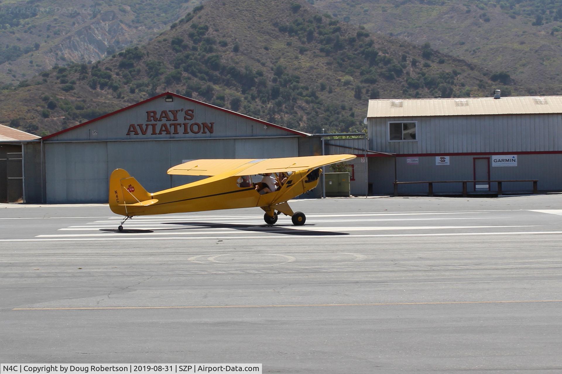 N4C, 1947 Piper J3C-65 Cub Cub C/N 22804, 1947 Piper J3C-65 CUB, Continental A&C65 65 Hp, taking the active