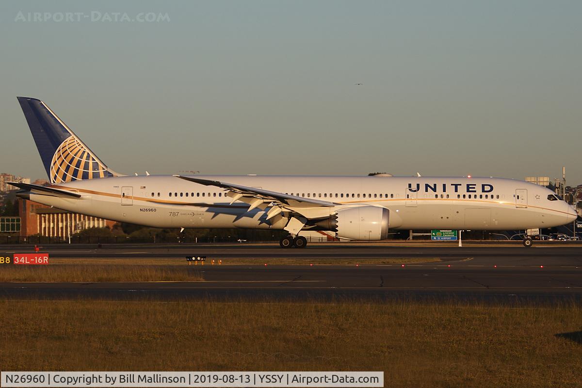 N26960, 2015 Boeing 787-9 Dreamliner Dreamliner C/N 36408, UA863 from SFO
