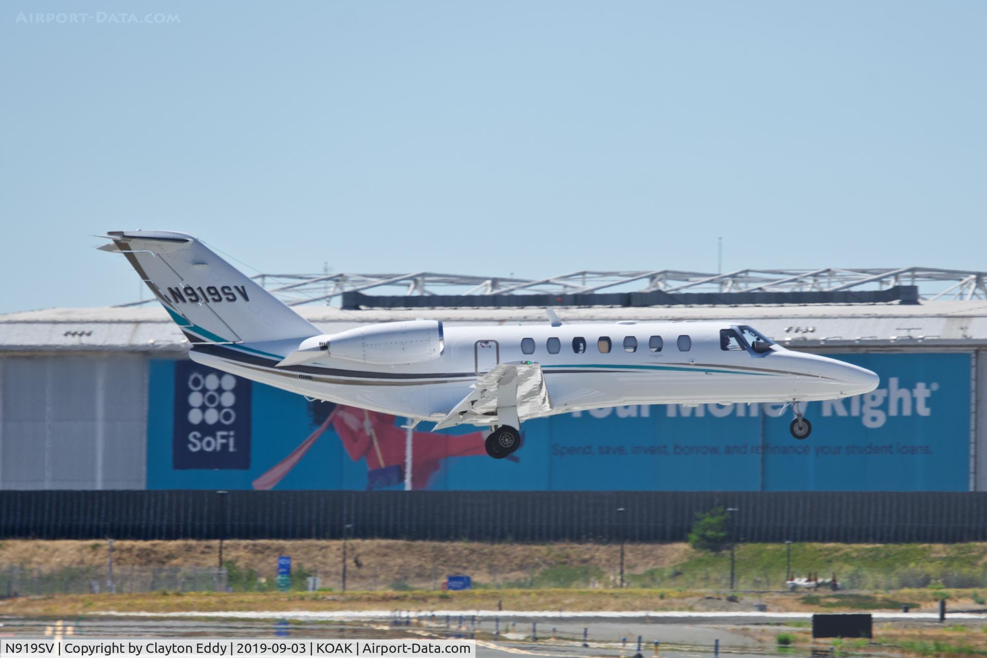 N919SV, 2012 Cessna 525B Citation C/N 525B0384, Oakland Airport California 2019.