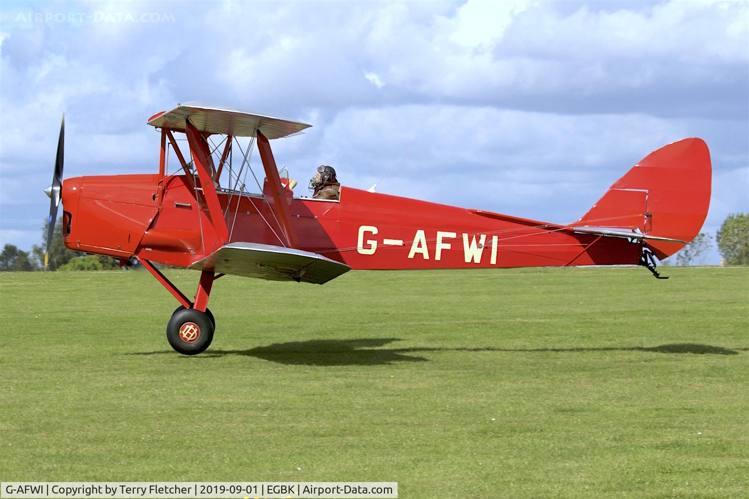 G-AFWI, 1939 De Havilland DH-82A Tiger Moth II C/N 82187, at Sywell