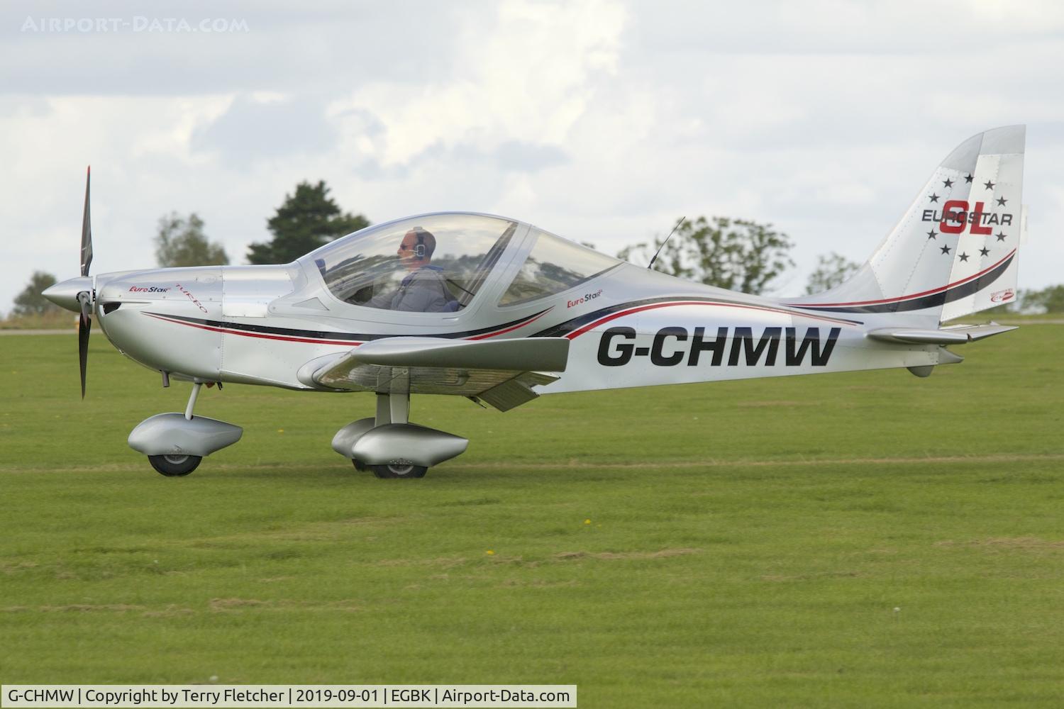 G-CHMW, 2013 Aerotechnik EV-97 Eurostar SL C/N LAA 315B-15158, At Sywell