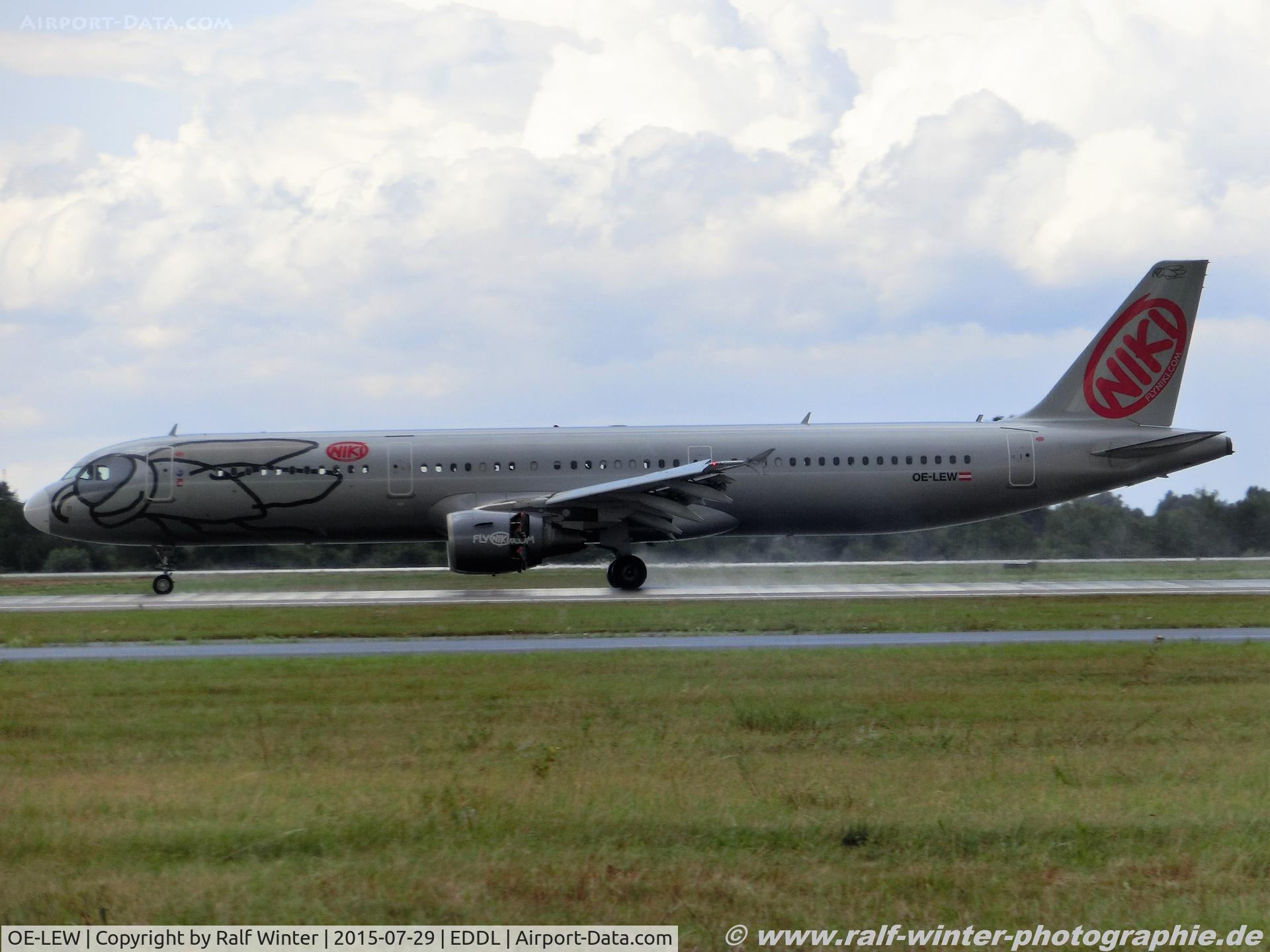 OE-LEW, 2011 Airbus A321-211 C/N 4611, Airbus A321-211 - HG NLY flyKiki 'Cancan' - 4611 - OE-LEW - 29.07.2015 - DUS