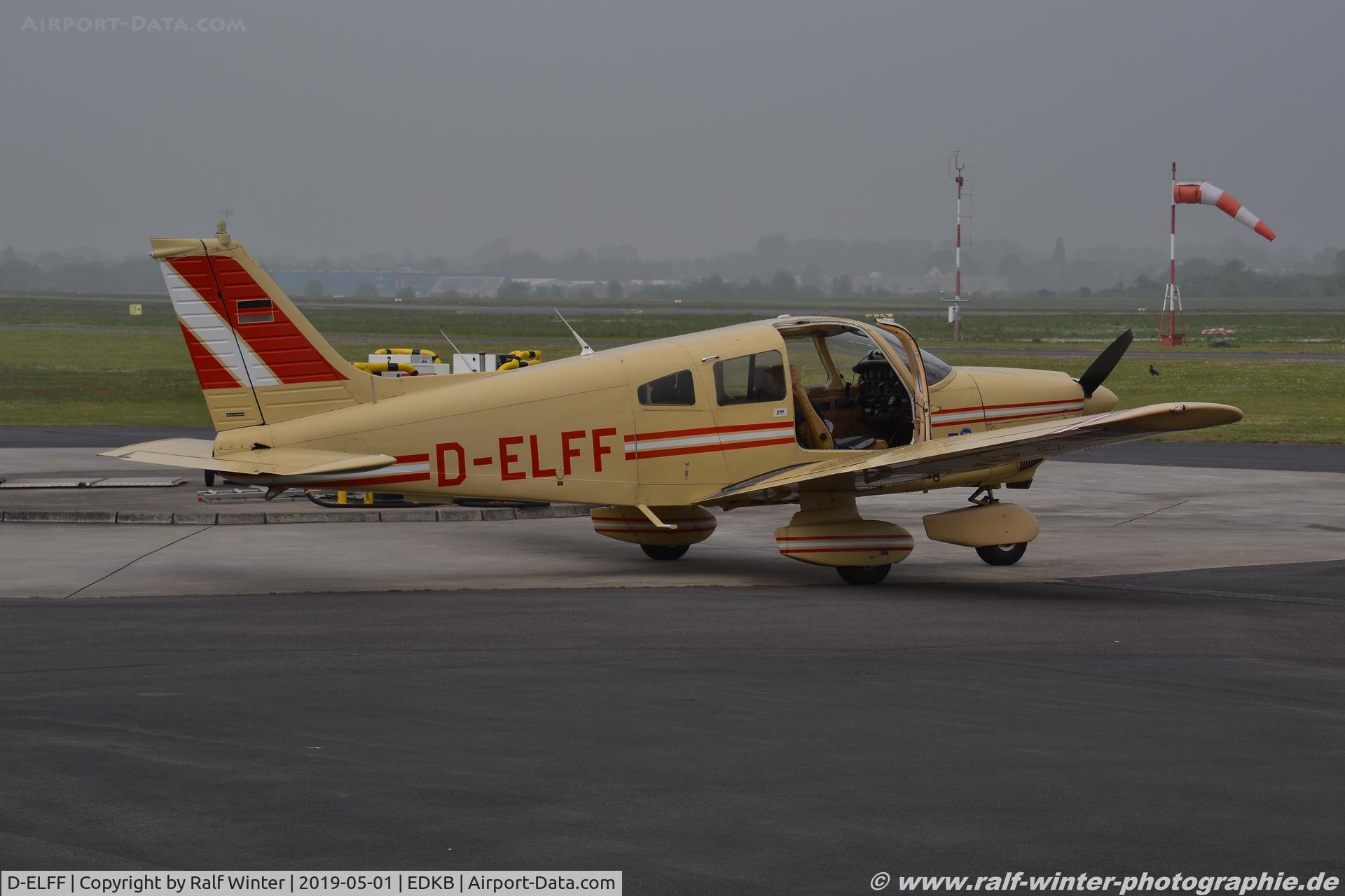 D-ELFF, 1990 Piper PA-28-181 Archer II C/N 28-8090068, Piper PA-28-181 Archer 3 - Kölner Klub für Luftsport e.V - 28-8090068 - D-ELFF - 01.05.2019 - EDKB