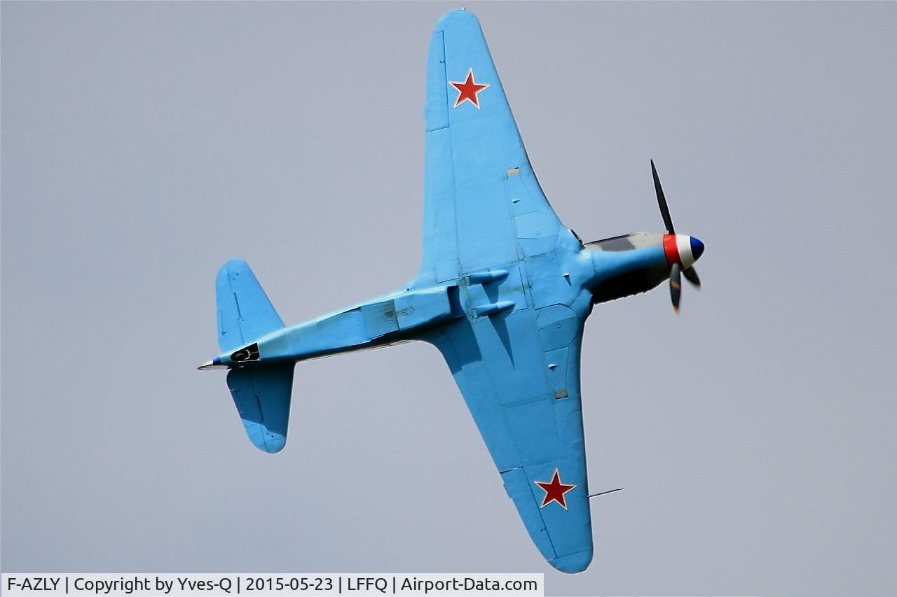 F-AZLY, Yakovlev Yak-3U C/N 172890, Yakovlev YAK-3U, On display, La Ferté-Alais Airfield (LFFQ) Air Show 2015
