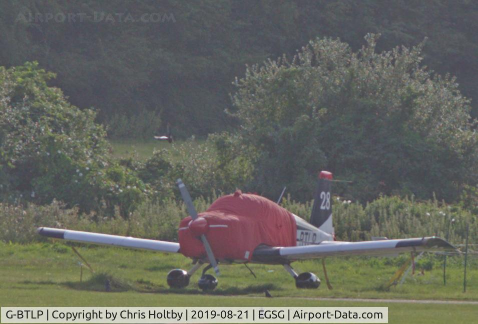 G-BTLP, 1977 Grumman American AA-1C Lynx C/N AA1C-0109, Long-term covered & parked at Stapleford Tawney