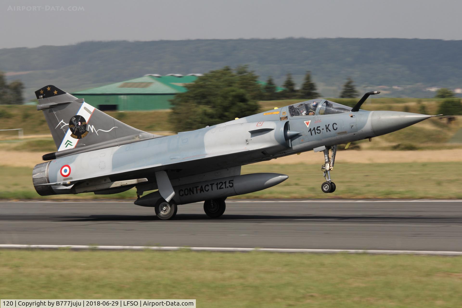120, Dassault Mirage 2000C C/N 396, at Nancy Airshow