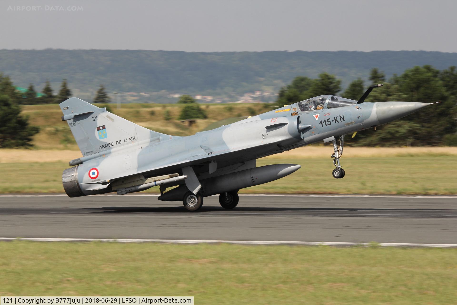 121, Dassault Mirage 2000C C/N 399, at Nancy Airshow