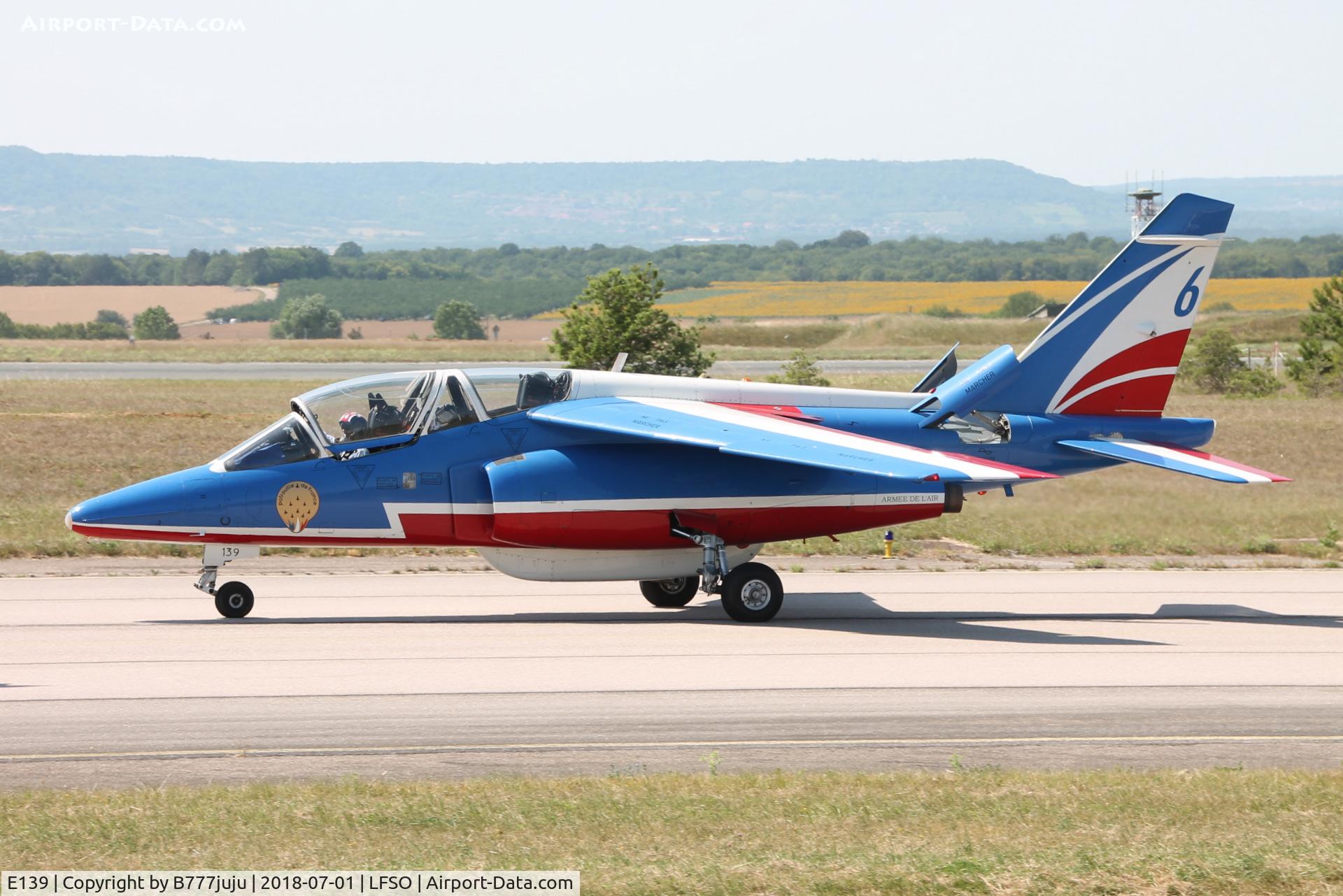 E139, Dassault-Dornier Alpha Jet E C/N E139, at Nancy Airshow