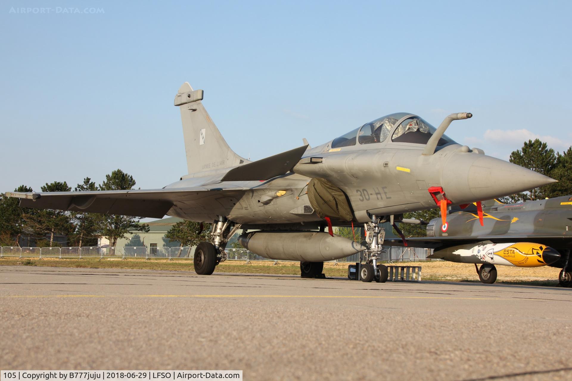 105, 2000 Dassault Rafale C C/N 105, at Nancy Airshow