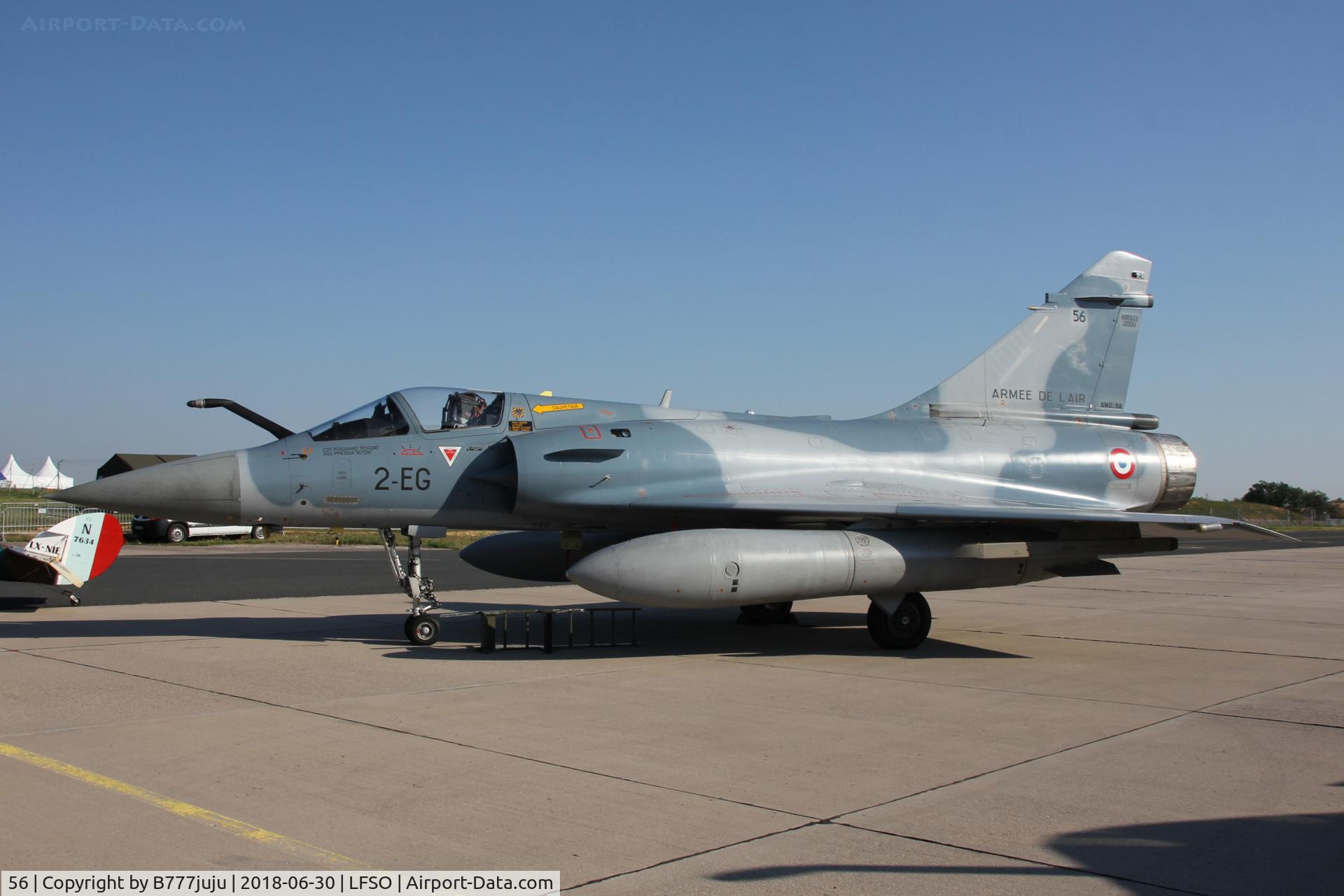 56, Dassault Mirage 2000-5F C/N 56, at Nancy Airshow
new code 2-EG
