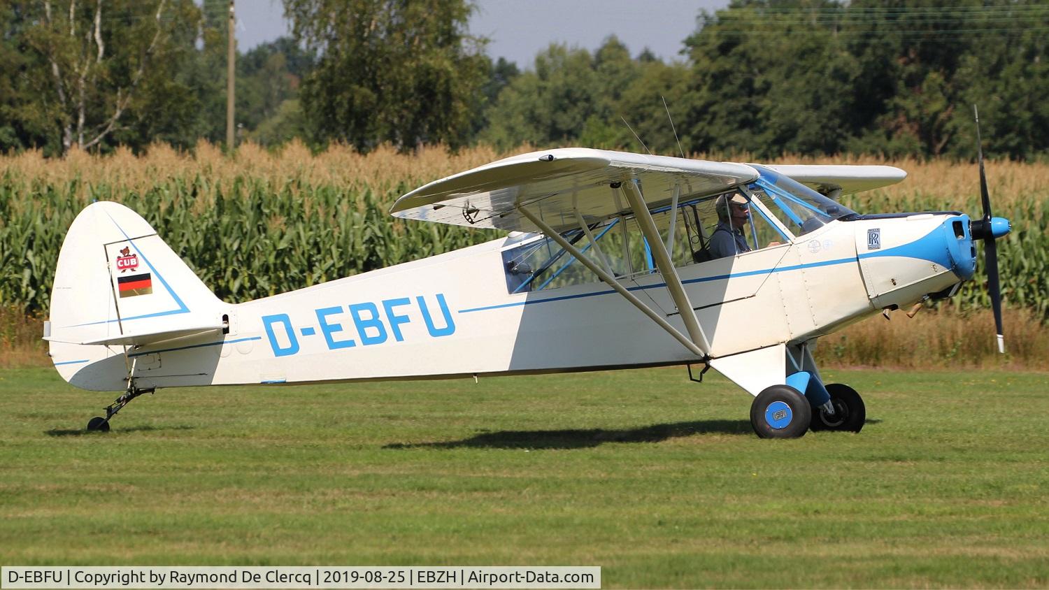 D-EBFU, Piper L-18C Super Cub (PA-18-95) C/N 18-3126, Hasselt- Kiewit  opendoor.