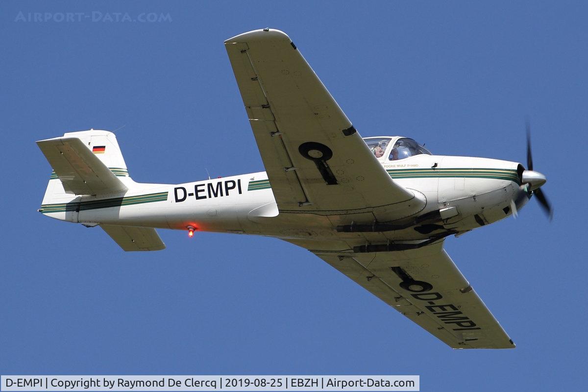 D-EMPI, 1960 Focke-Wulf FWP-149D C/N 133, Hasselt-Kiewit opendoor.