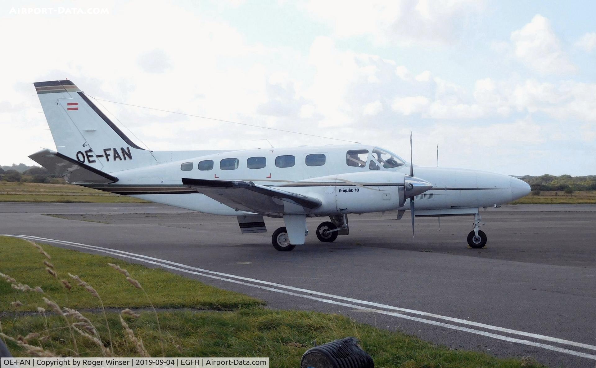 OE-FAN, Cessna 441 Conquest II C/N 441-0242, Visiting Conquest II Propjet 10.
