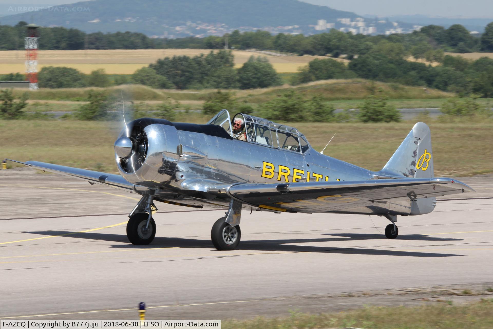 F-AZCQ, 1949 North American T-6G Texan C/N 168-141, at Nancy Airshow