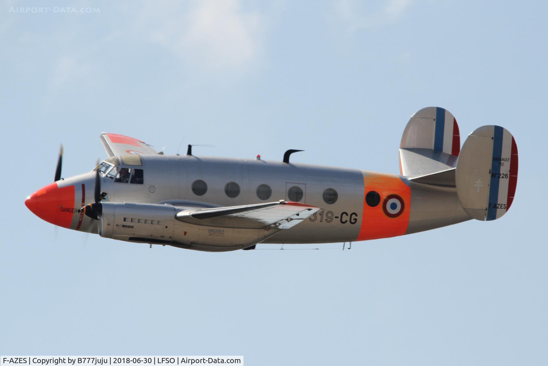 F-AZES, Dassault MD-312 Flamant C/N 226, at Nancy Airshow