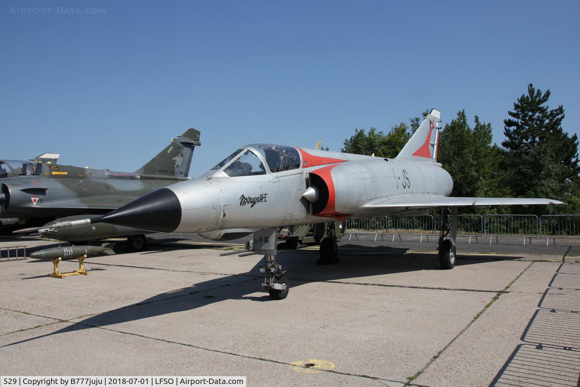 529, Dassault Mirage IIIE C/N 529, at Nancy Airshow