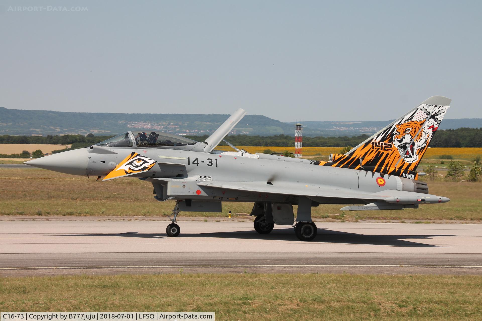 C16-73, Eurofighter EF-2000 Typhoon S C/N SS054, at Nancy Airshow