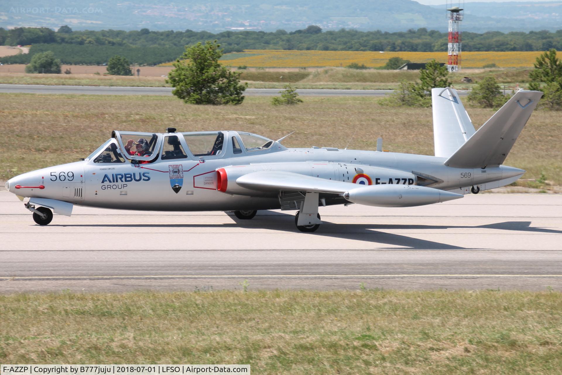 F-AZZP, 1966 Fouga CM-170R Magister C/N 569, at Nancy Airshow