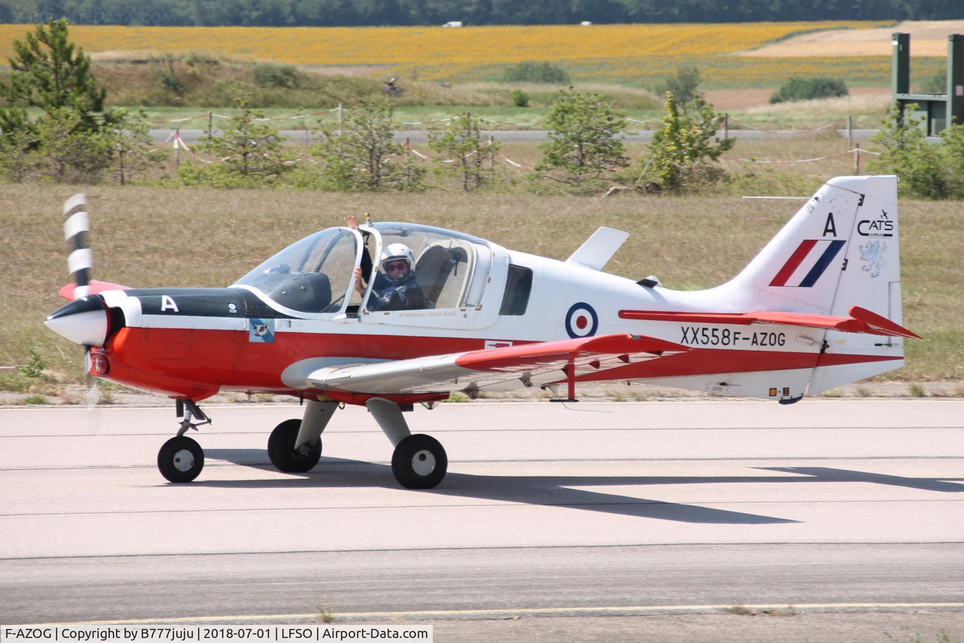 F-AZOG, 1973 Scottish Aviation Bulldog T.1 C/N BH.120/254, at Nancy Airshow
