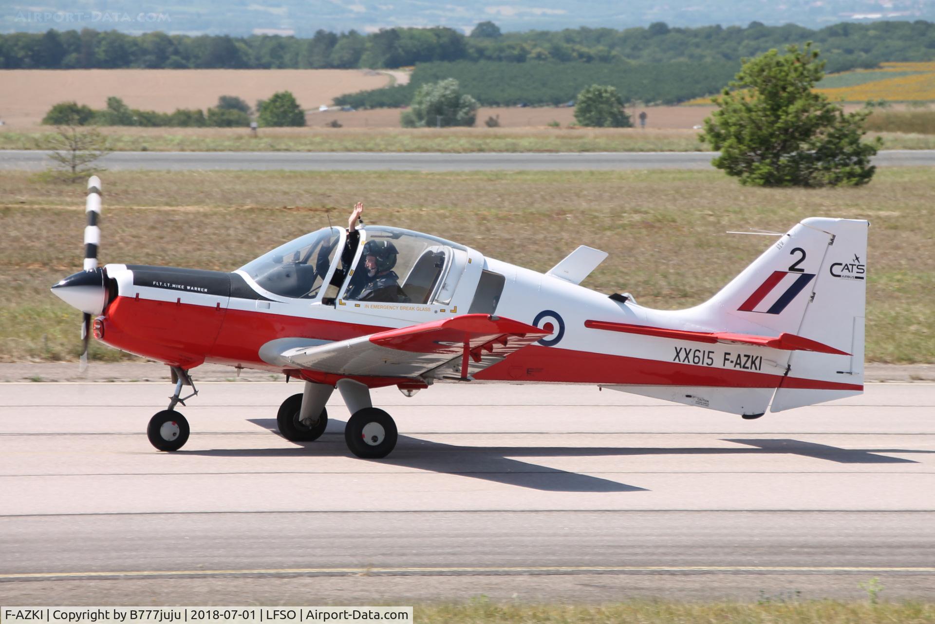 F-AZKI, 1974 Scottish Aviation Bulldog T.1 C/N BH.120/273, at Nancy Airshow