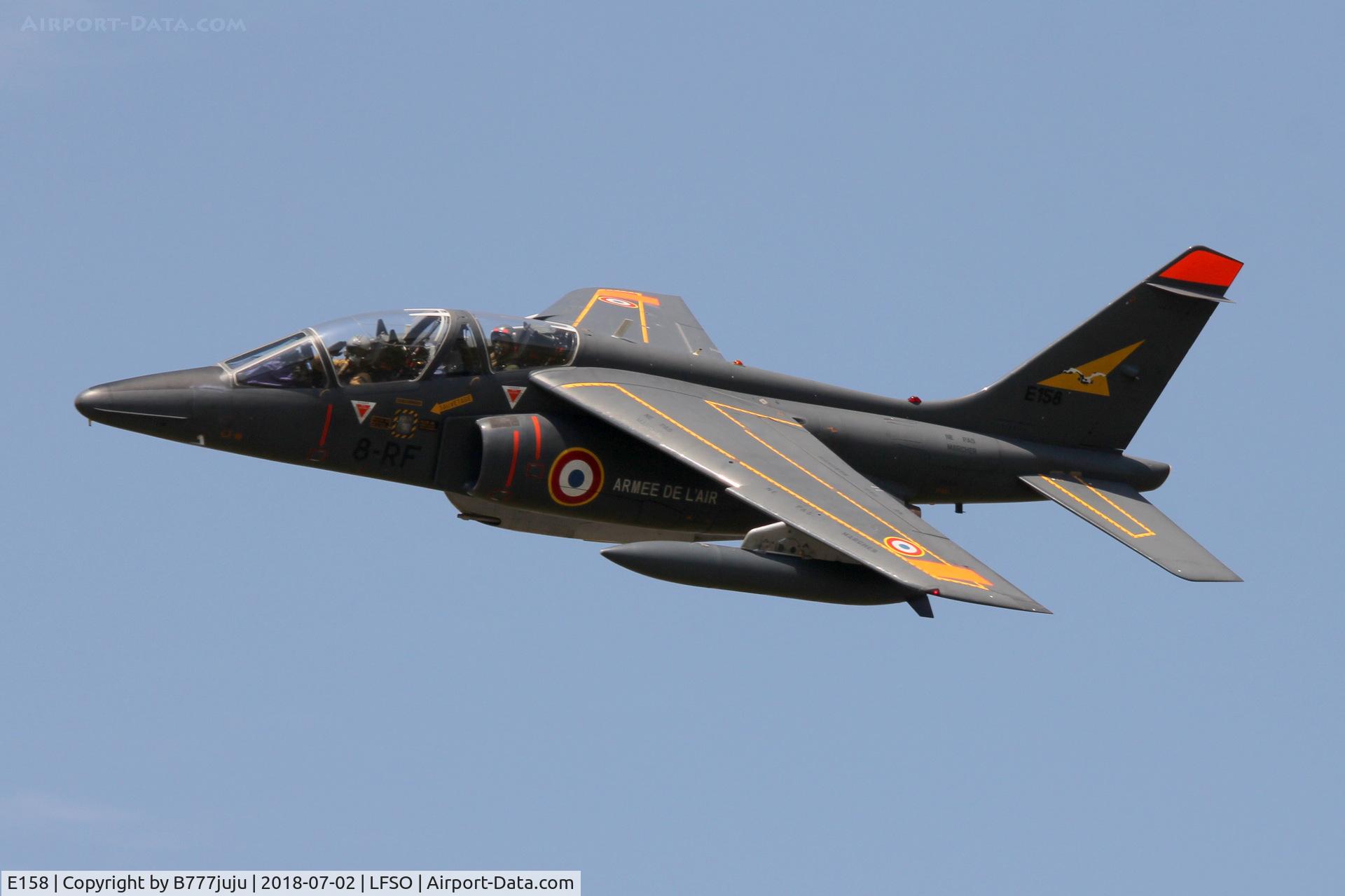 E158, Dassault-Dornier Alpha Jet E C/N E158, at Nancy Airshow