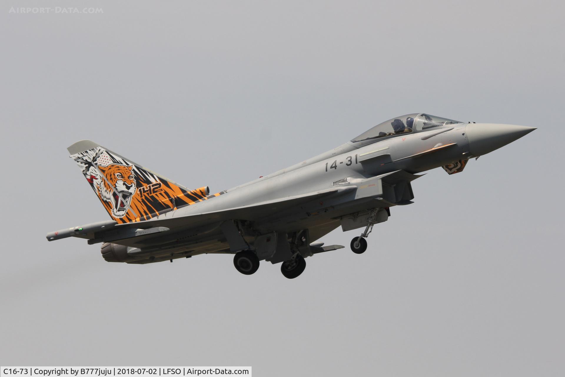 C16-73, Eurofighter EF-2000 Typhoon S C/N SS054, at Nancy Airshow
