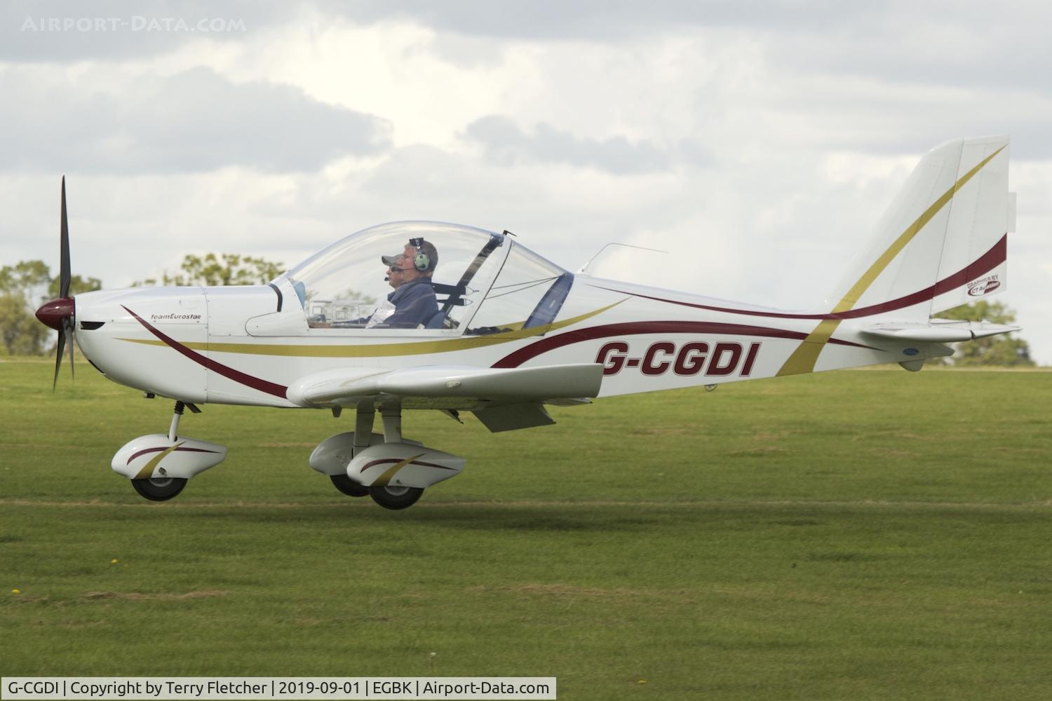 G-CGDI, 2009 Aerotechnik EV-97A Eurostar C/N PFA 315A-14606, At Sywell