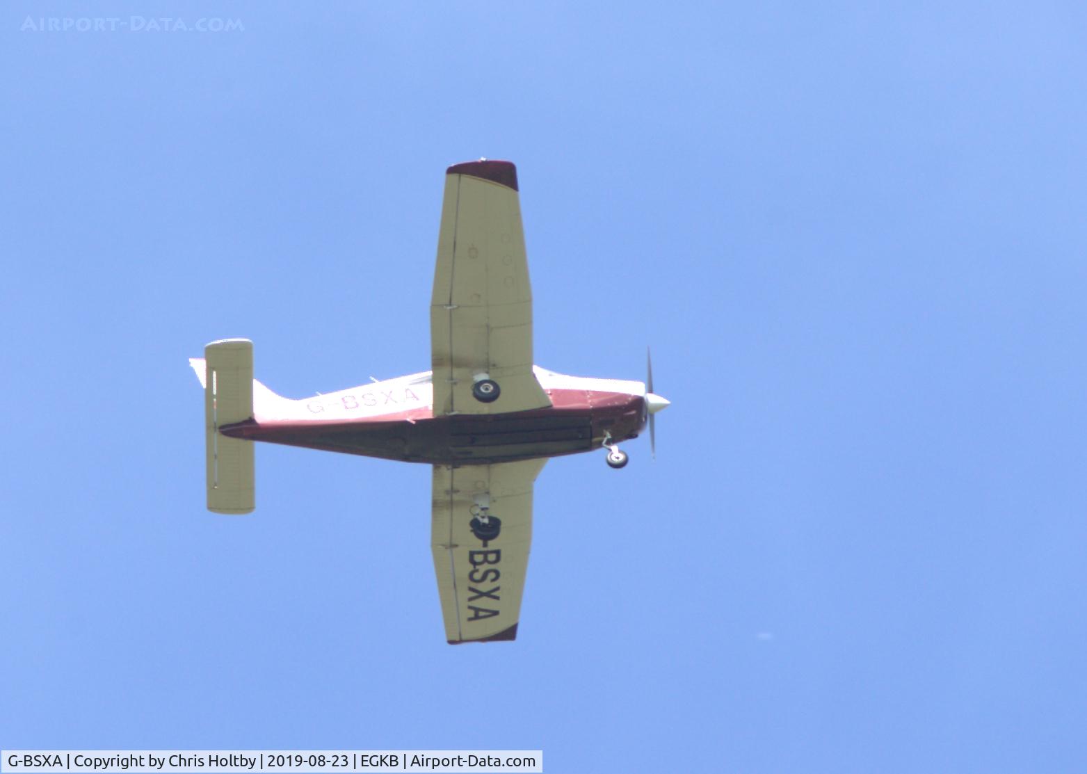 G-BSXA, 1984 Piper PA-28-161 Cherokee Warrior II C/N 28-8416121, Over Biggin Hill area