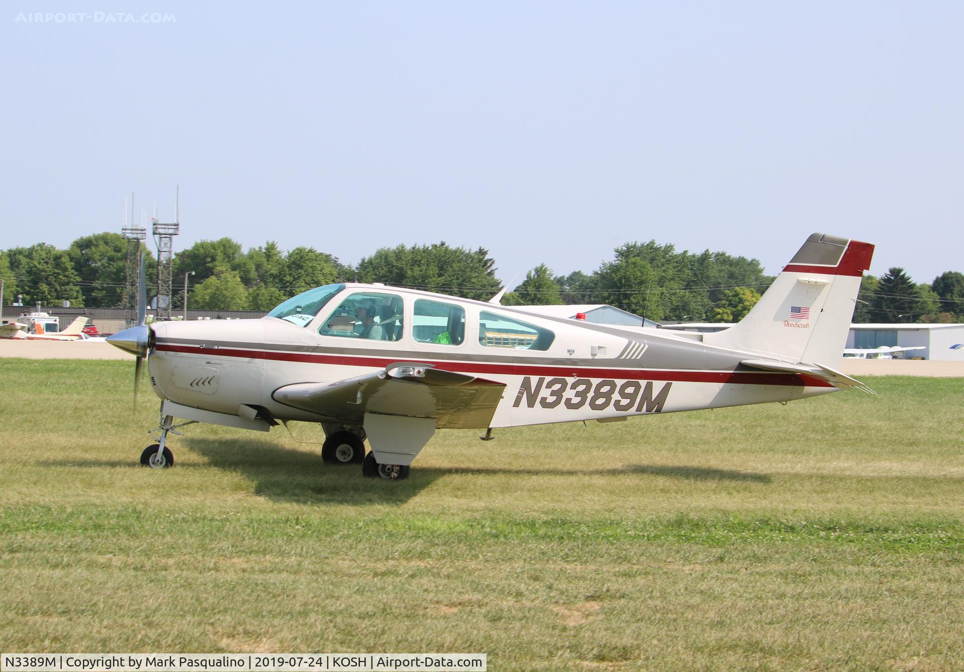 N3389M, 1989 Beech F33A Bonanza C/N CE-1412, Beech F33A