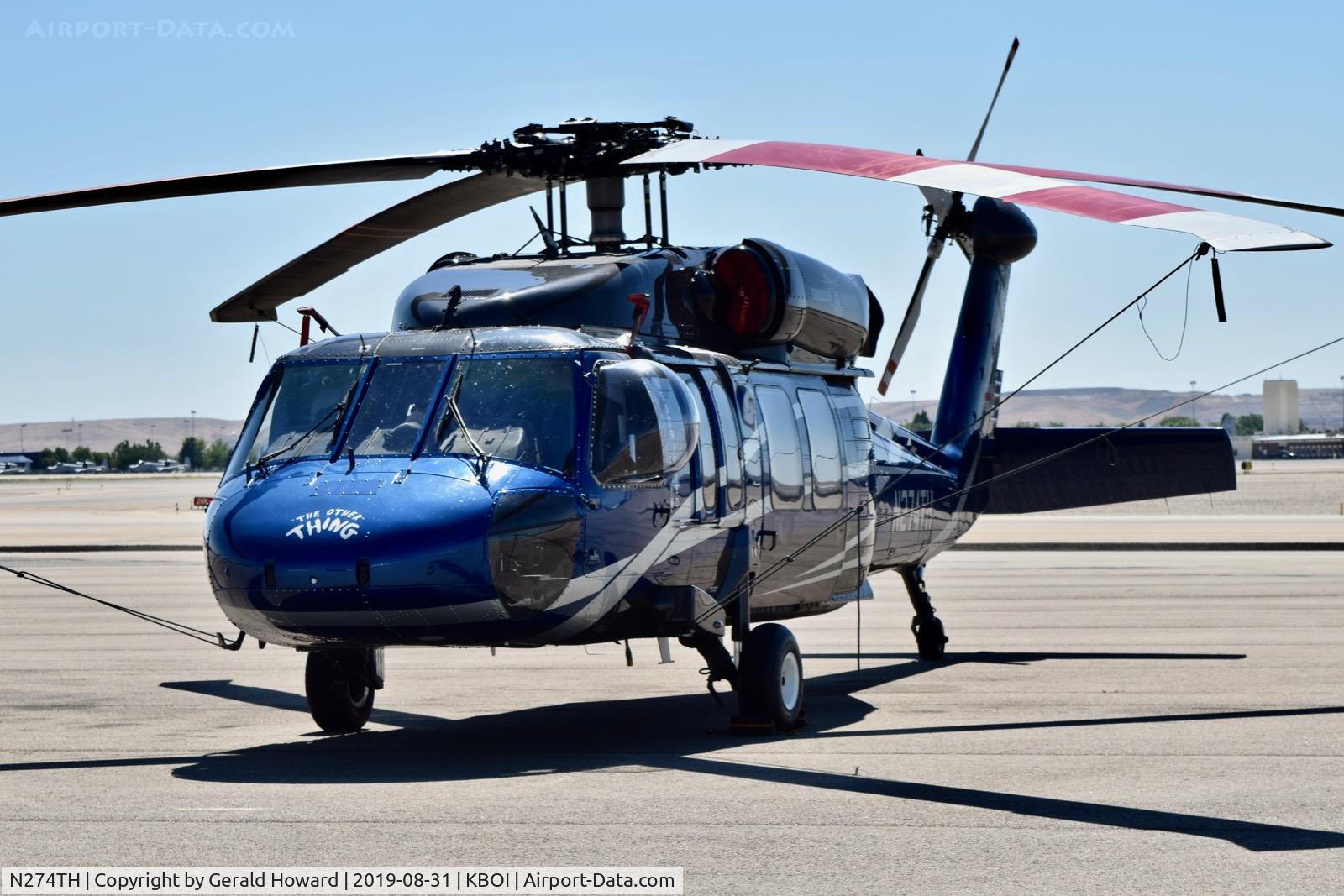 N274TH, 1979 Sikorsky UH-60A Black Hawk C/N 70091, Parked on the north GA ramp.