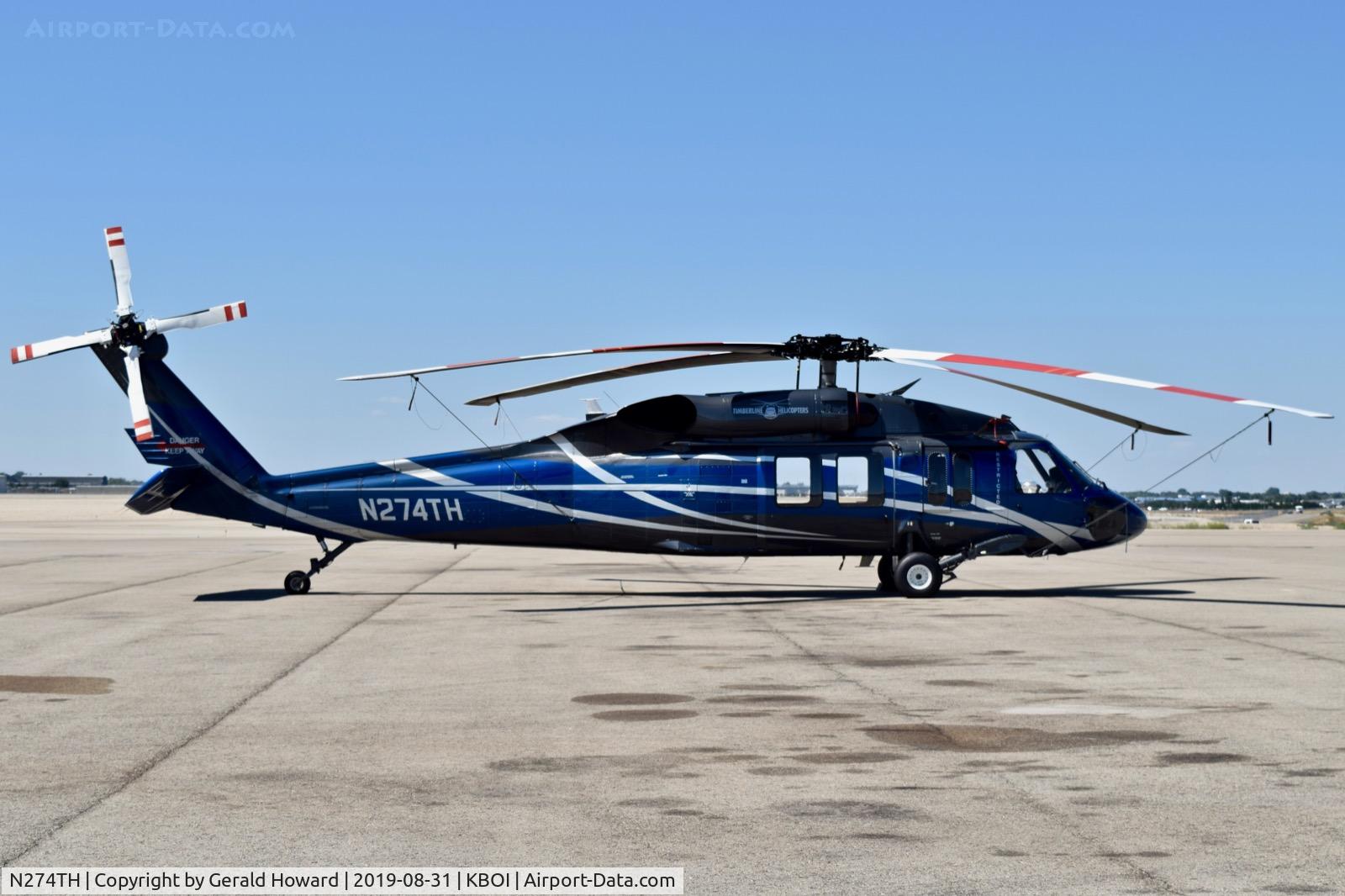 N274TH, 1979 Sikorsky UH-60A Black Hawk C/N 70091, Parked on the north GA ramp.