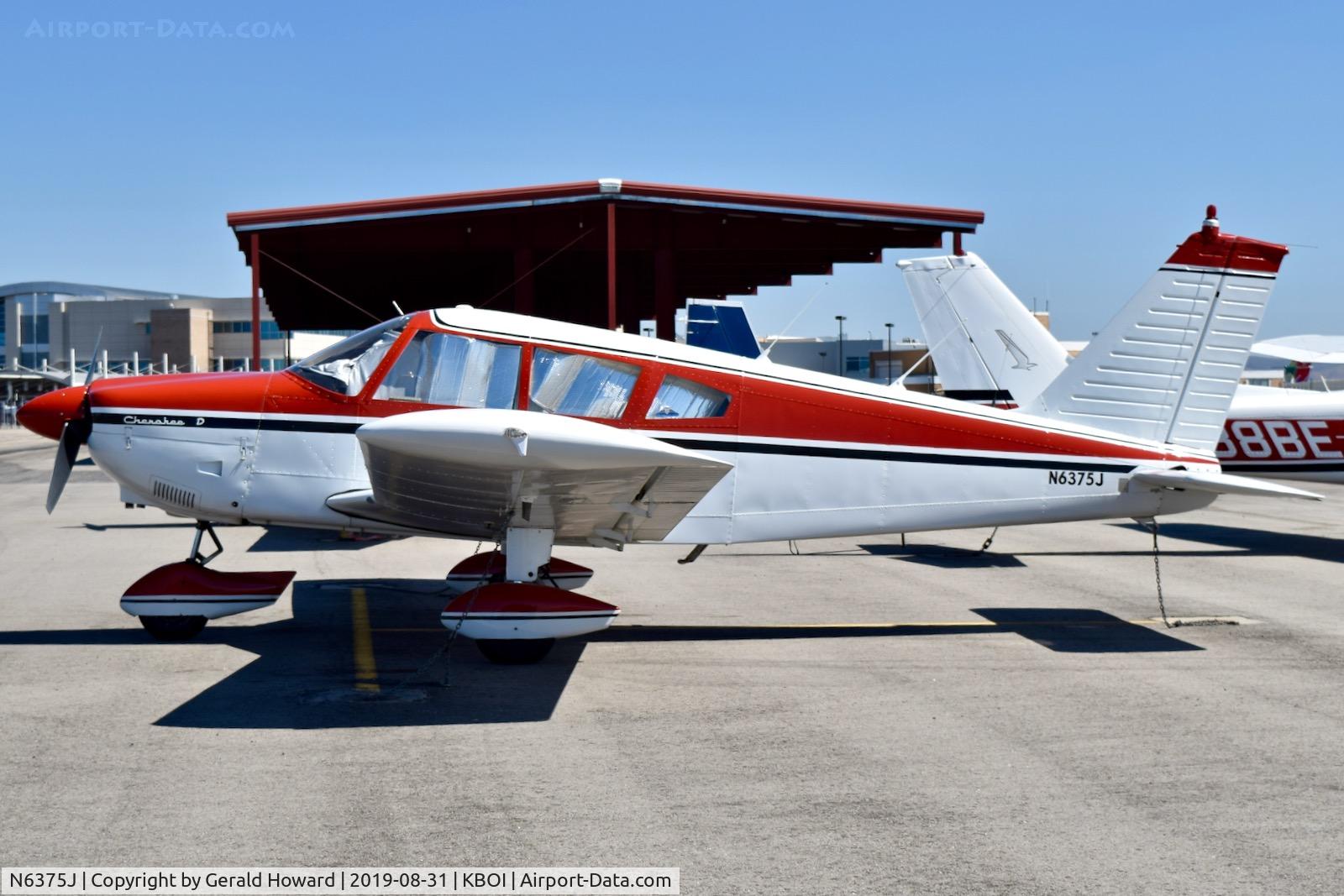 N6375J, 1968 Piper PA-28-180 C/N 28-4788, Parked on the north GA ramp.